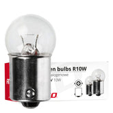R10W halogenlampor med BA15s-sockel, 24 V och 10 W