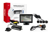 Parkeringsassistanssystem med fyra sensorer och TFT-display