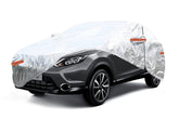 Silverfärgat bilöverdrag i aluminium för SUV och VAN i storlek XL