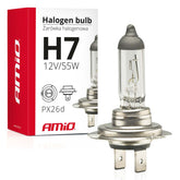 H7-halogenlampa 12V 55W med UV-filter