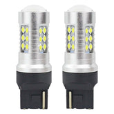Vit LED-lampa T20 7440 W21W med CANBUS
