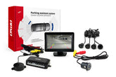 Parkeringsassistanssystem med TFT-display och fyra sensorer