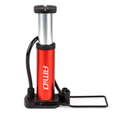 Mini fotpump med dubbelt ventilhuvud