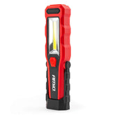 LED-inspektionslampa med COB-ljus och magnetiska clips