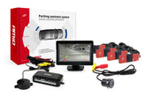 Parkeringsassistent med fyra svarta HD-307-IR-sensorer