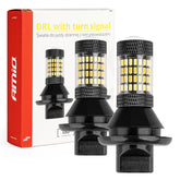LED-varselljus med integrerad blinkers för PY21W- och BAU15s-sockel
