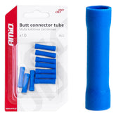 Blå butt connector-skarvhylsor för ledare på 0,75–2,5 mm²