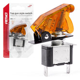 Vippströmbrytare med orange belysning för 12/24 V