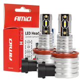 LED-pærer H8 H9 H11 H16 med 6500 K hvidt lys