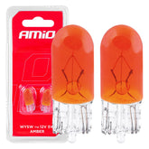 Orange WY5W-halogenlampor med W2.1x9.5d-sockel