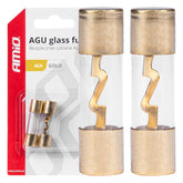 AGU glassäkring 40 A i storlek 38 x 10,3 mm