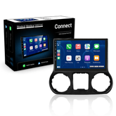 Jeep Wrangler 11-14 – 10,1" radio med trådlös Apple CarPlay och Android Auto