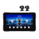 5” motorcykelskärm med CarPlay, Android Auto, AirPlay, DVR och TPMS