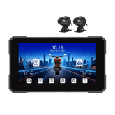 5” motorcykelskärm med CarPlay, Android Auto, AirPlay, DVR och TPMS