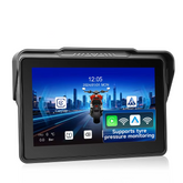 7” motorcykelskärm med CarPlay, Android Auto, AirPlay och TPMS