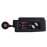 Honda Accord 8. Generation 2008-2013 USB-C snabbladdare och 12V-splitter för cigarettändare