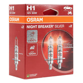 Osram H1 NIGHT BREAKER SILVER halogenlampa 12 V 55 W