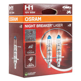 Osram H1 Night Breaker Unlimited halogenlampor 12 V 55 W, 2 st.