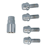 Carpoint låsbara hjulbultar M12x1,5x26mm C-kulhuvud
