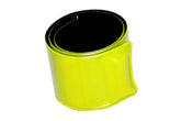 Gult självfästande reflexarmband
