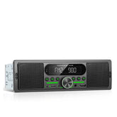 1 DIN bilradio med inbyggd högtalare, Bluetooth, FM/AM och MP3-spelare