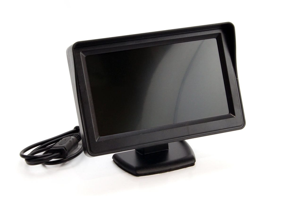 TFT-display med RCA-videoingångar för parkeringssensorer