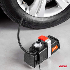 12 V/230 V kompressor til oppumpning