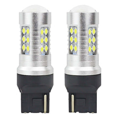 Vit LED-lampa T20 7440 W21W med CANBUS
