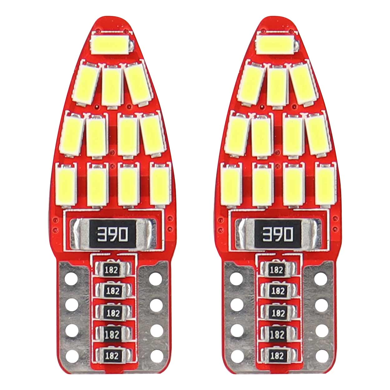 LED-lampa T10e W5W med CANBUS och 24 SMD 3014 LED-dioder