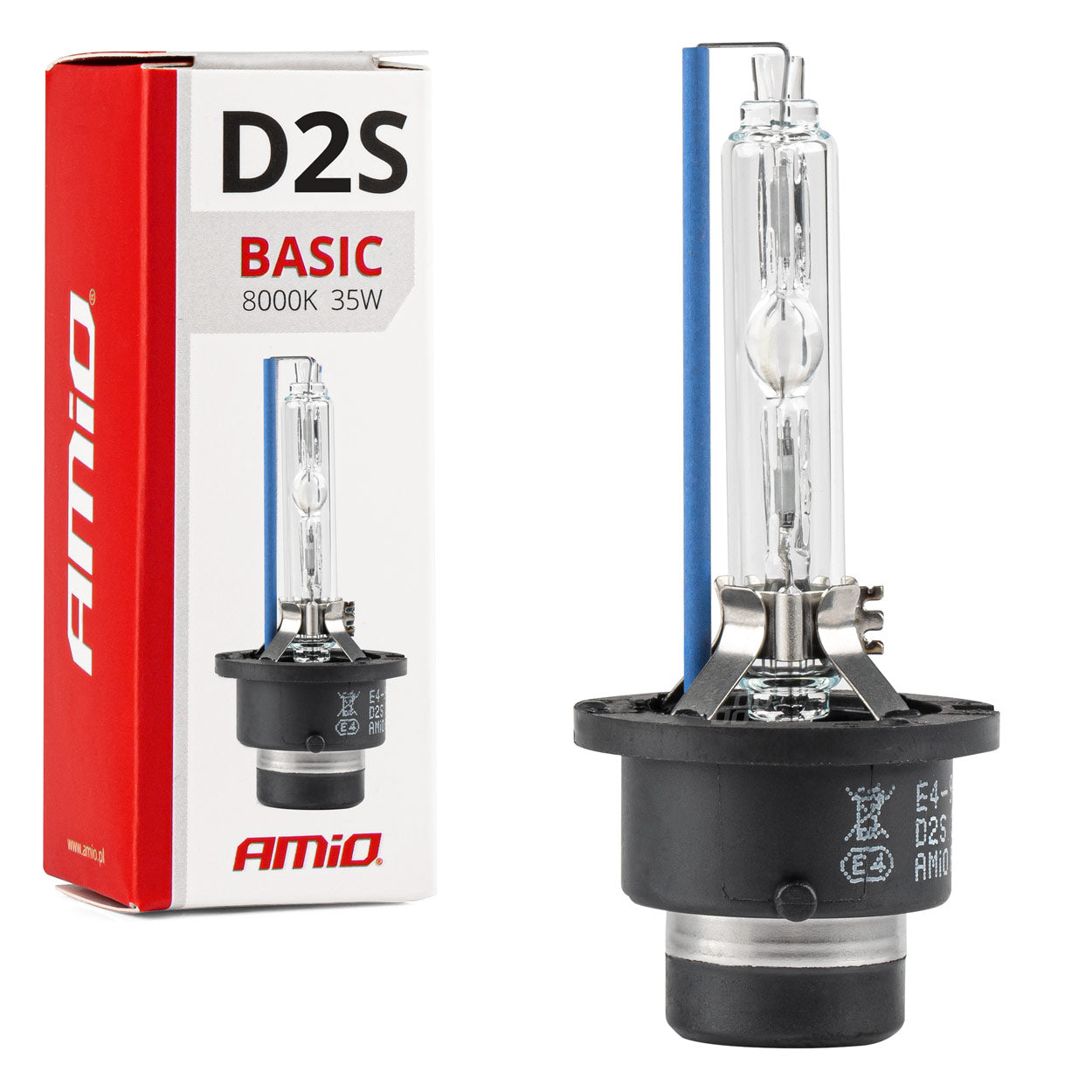 D2S-xenonlampa med 8000K ljusfärg