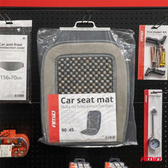 Sædemåtte med træperler til bil med sideairbags