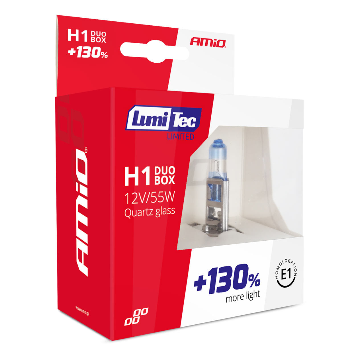 Paket med 2 H1-halogenlampor LumiTec Limited