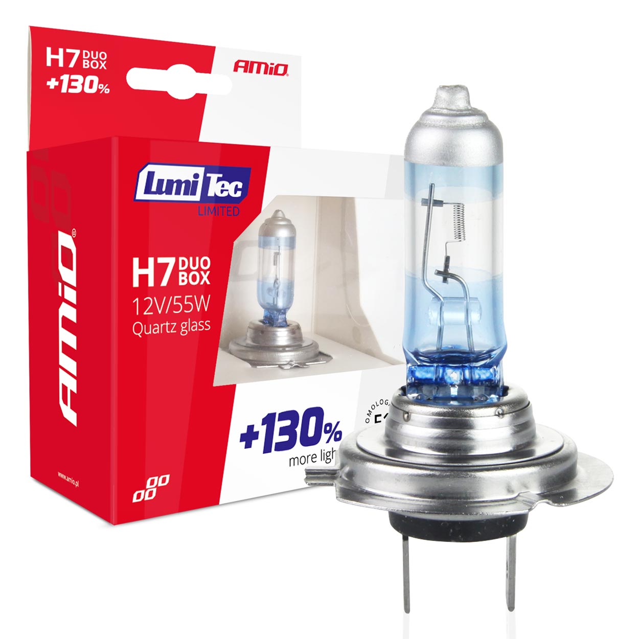 LumiTec Limited H7 halogenlampor 12V 55W