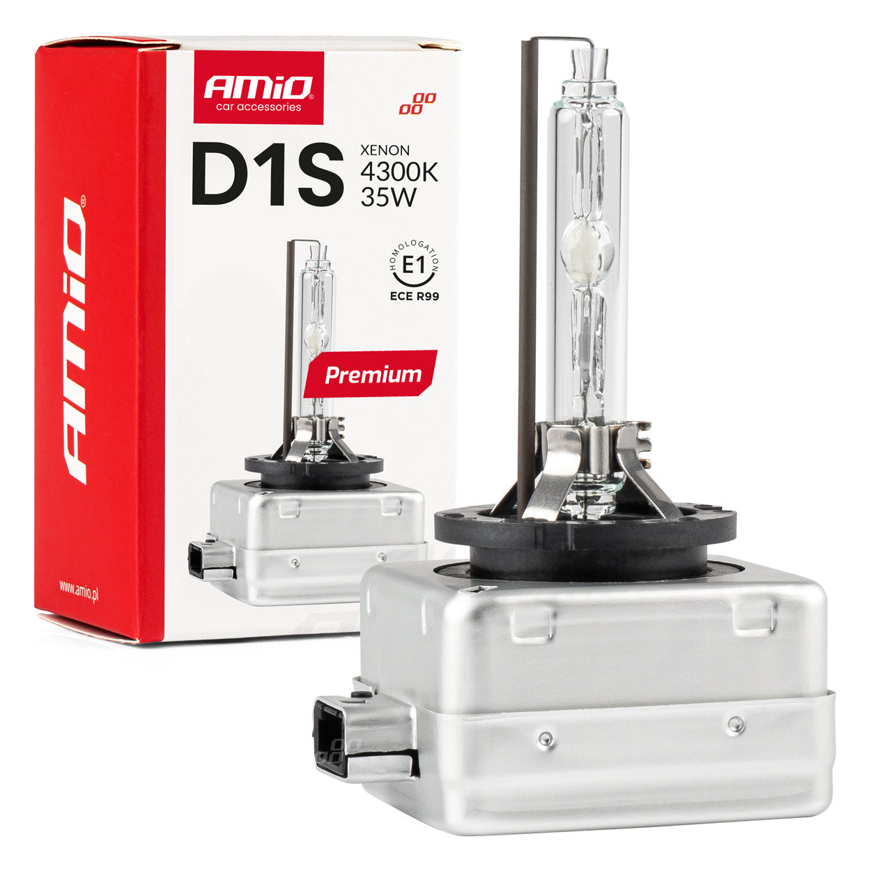 D1S xenonlampa med 4300K ljusfärg