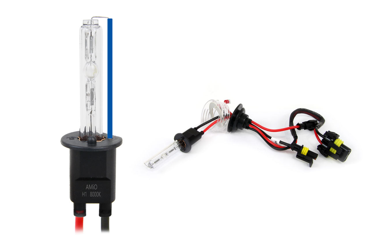 Xenonlampa H1 med 8000K ljusfärg