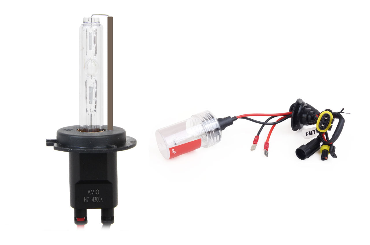 H7 xenonlampa med 4300K ljusfärg