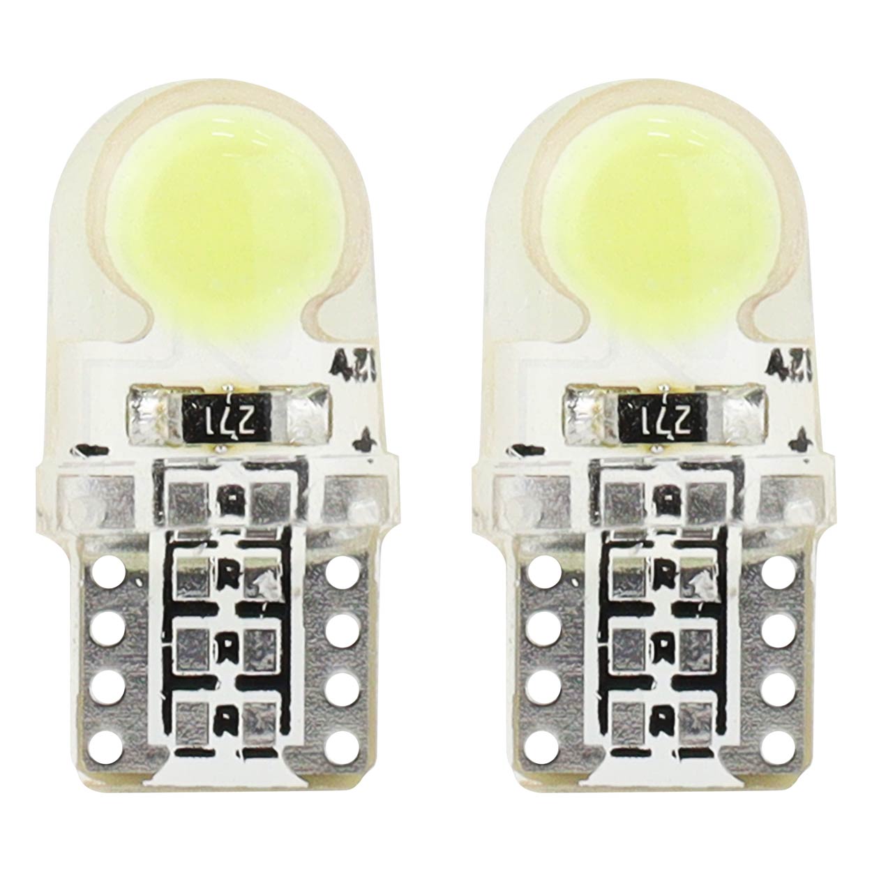LED-pære T10e COB 12V med 5600 K lysfarve