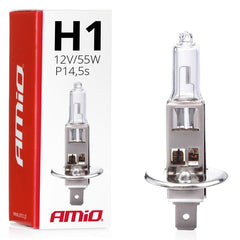 Klar H1-halogenlampa 12 V 55 W