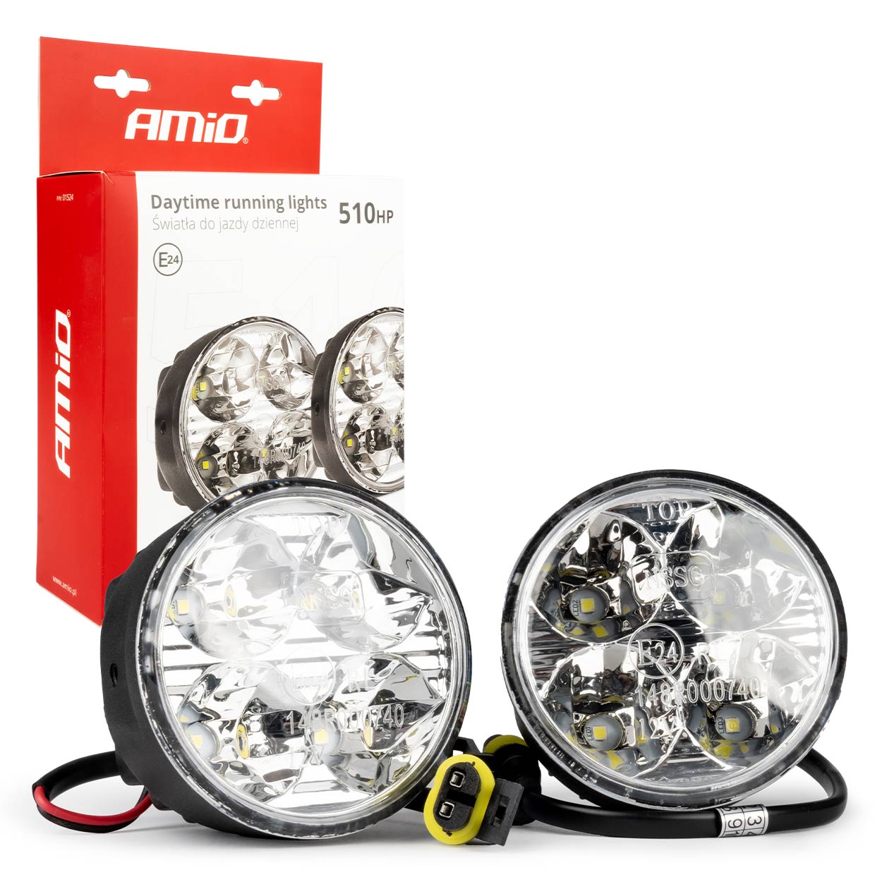 Varselljus DRL 510HP set framifrån