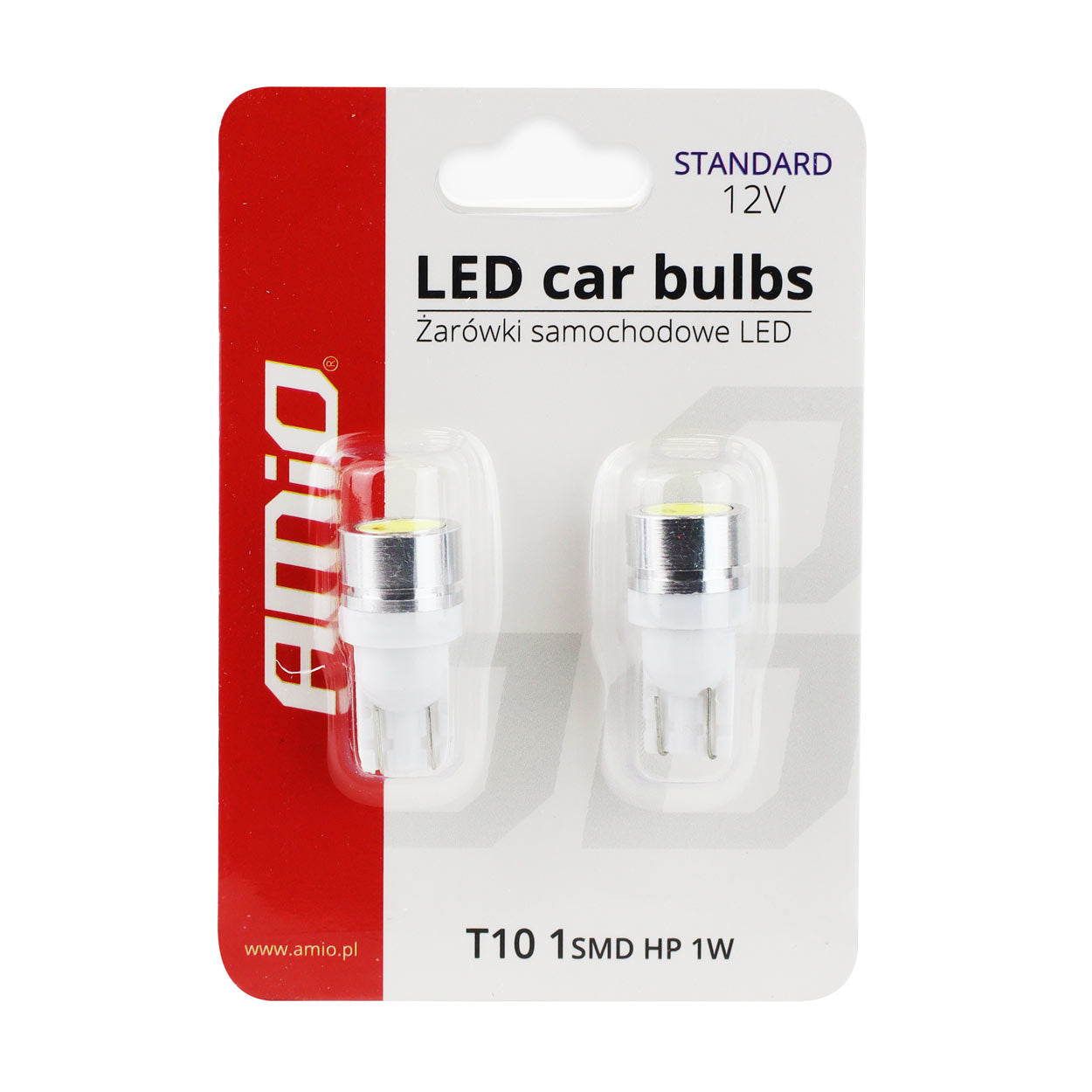 LED-lampa T10 W5W för 12 V