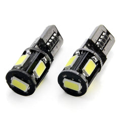 LED-lampa med T10 W5W-sockel och 5 SMD-dioder