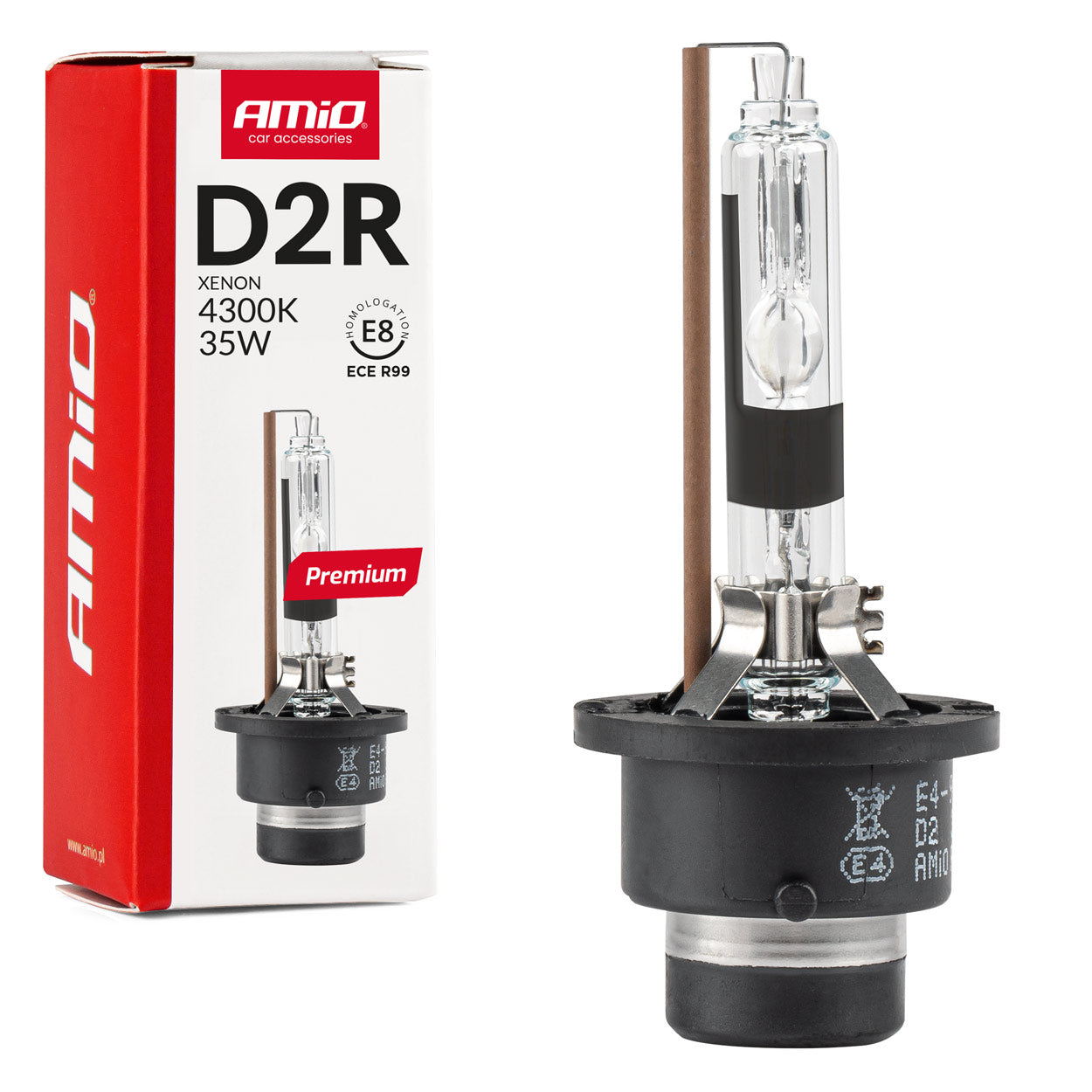 D2R xenonlampa med 4300K ljusfärg