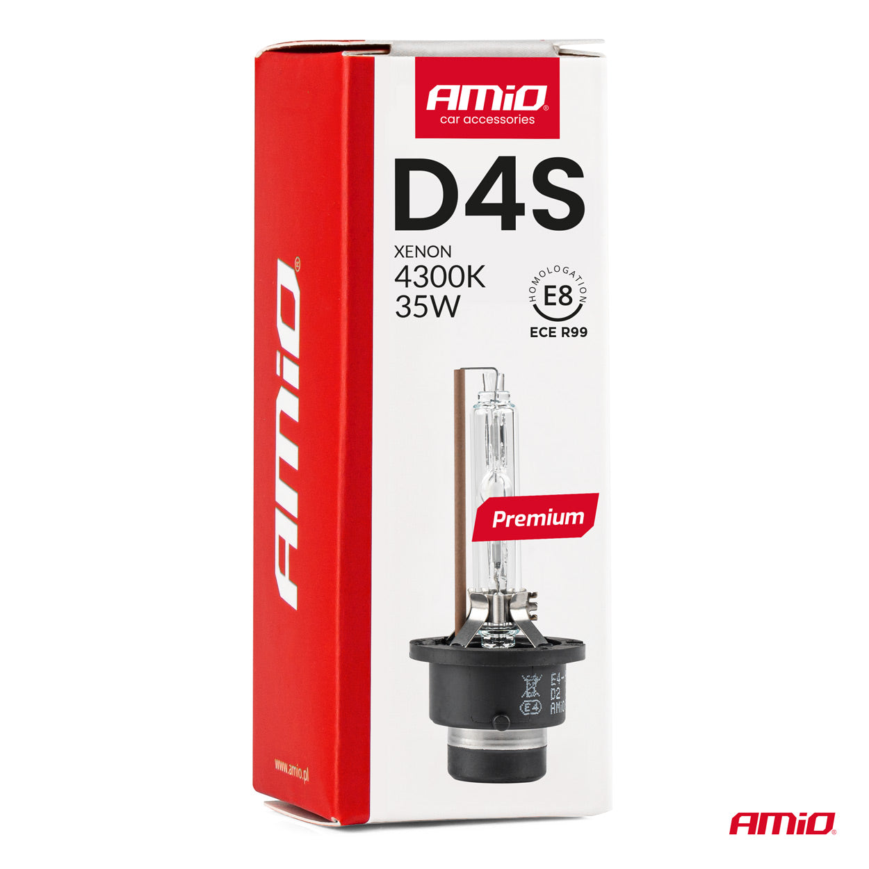 D4S-xenonlampa med standardanslutning