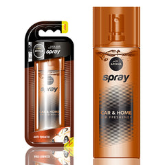 Aroma Spray Antitabacco luftrenare i glasflaska med finfördelande spray