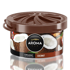 Aroma Car Organic Coconut billuftfräschare i aluminiumdosa