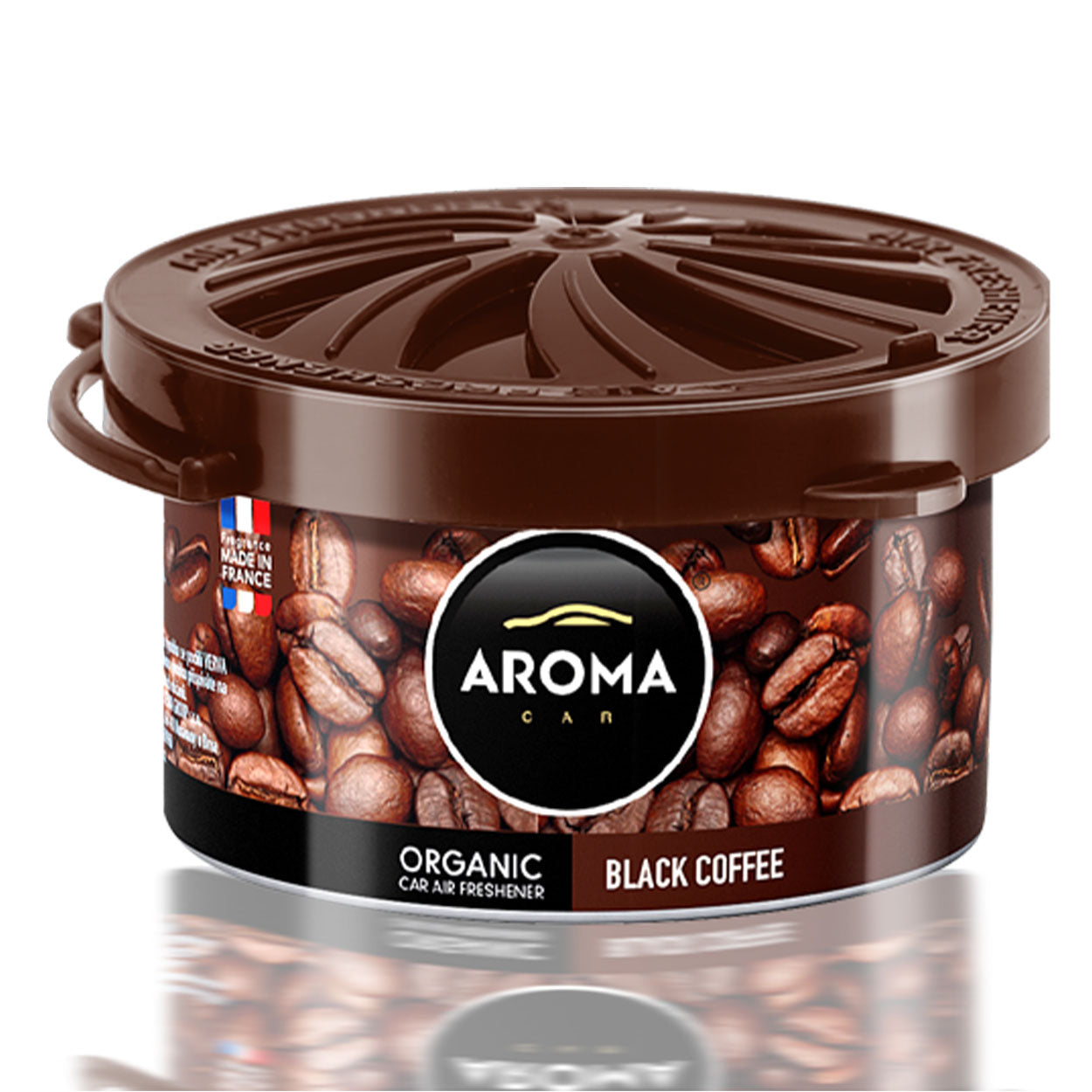 Aroma Organic Black Coffee billuft i aluminiumburk