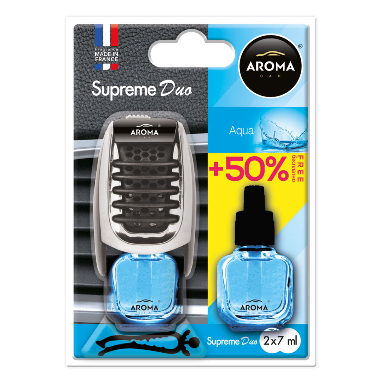 Aroma Supreme Duo Aqua bildoft för ventilationsgaller