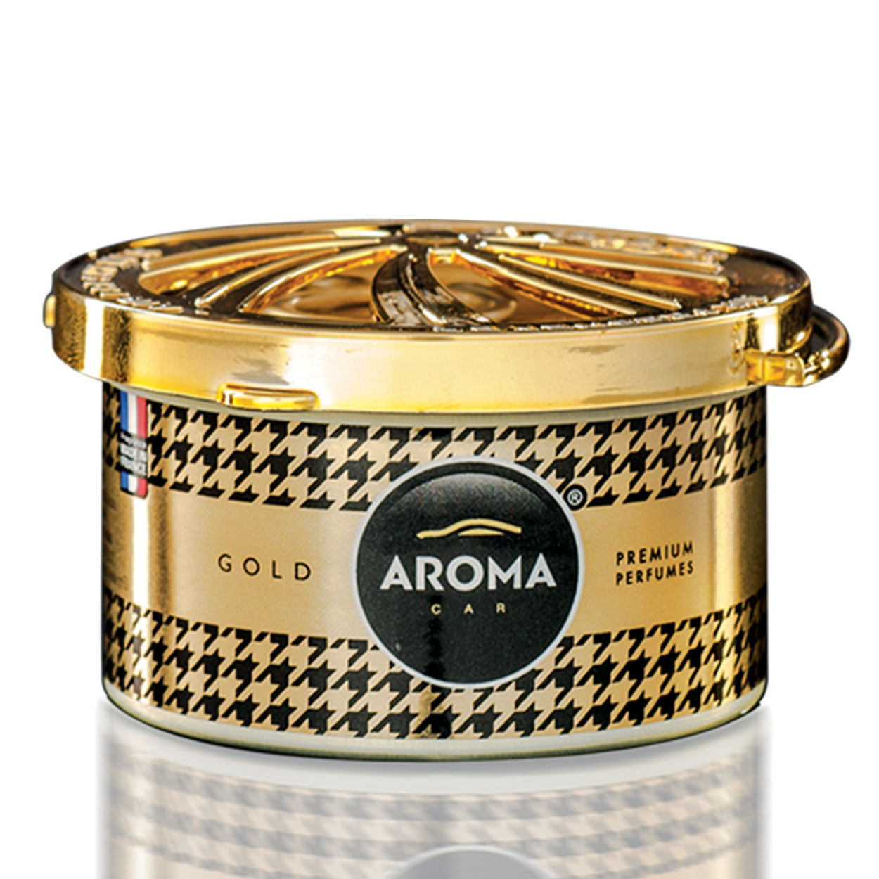 Aroma Prestige Organic Gold billuftfräschare i burk