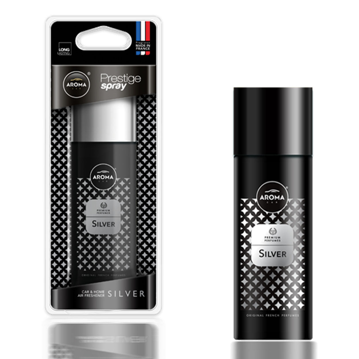 Aroma Car Prestige Spray Silver bildoft i sprayflaska