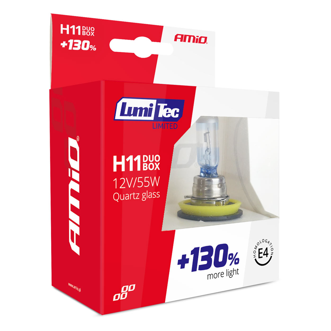 H11-halogenlampor LumiTec Limited med sockel